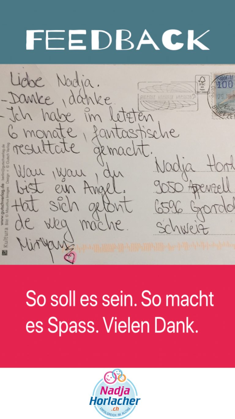 Feedback zu meiner Akamdemie
