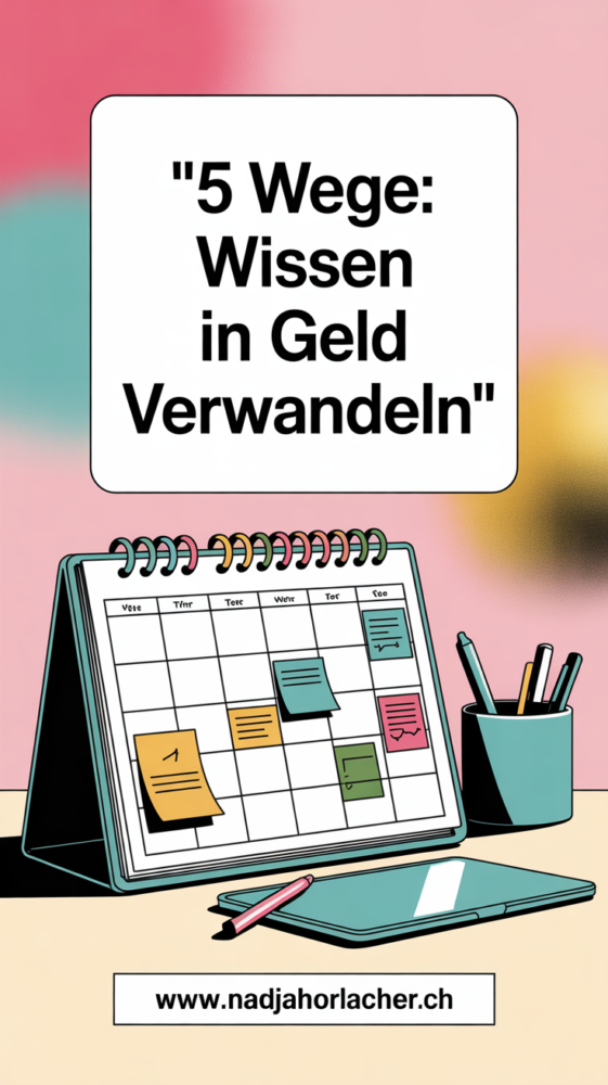 5 einfache Wege, wie du dein Wissen in ein digitales Produkt verwandelst