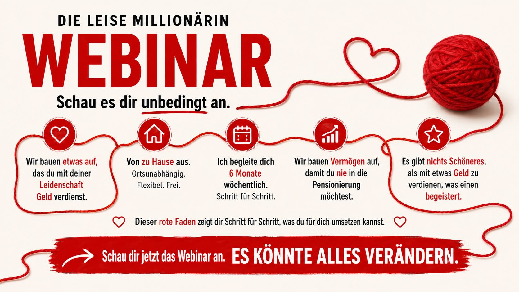 Eigenes Einkommen. Eigenes Vermögen. Eigene Freiheit.