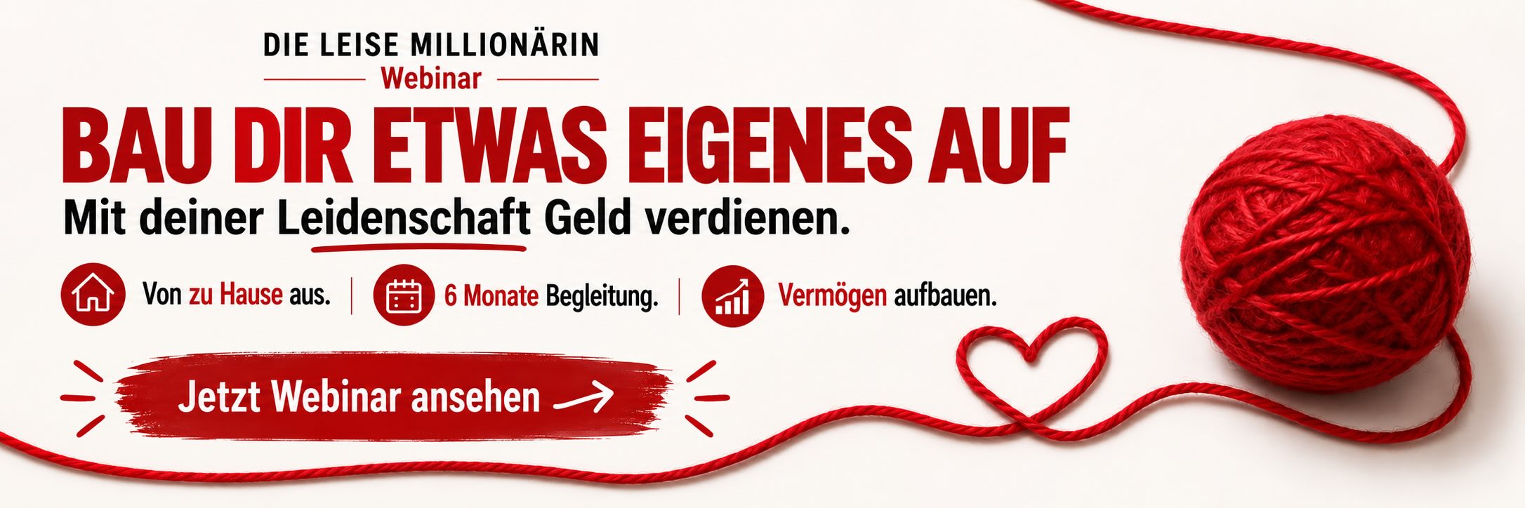 Eigenes Einkommen. Eigenes Vermögen. Eigene Freiheit.