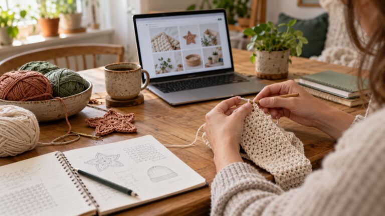 Mit Häkeln Online Geld verdienen: So würde ich aus deinem Hobby ein Online-Angebot machen