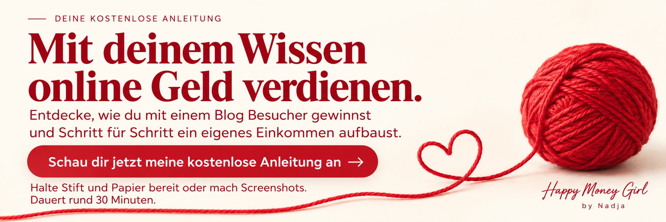 Eigenes Einkommen. Eigenes Vermögen. Eigene Freiheit.