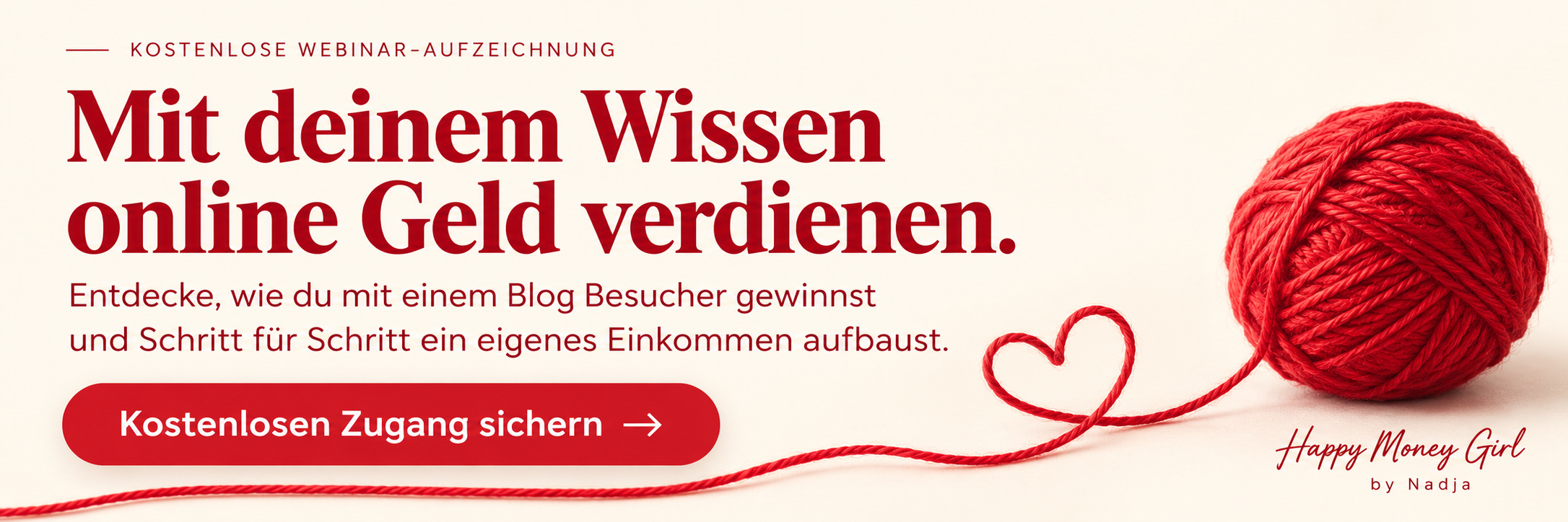 Eigenes Einkommen. Eigenes Vermögen. Eigene Freiheit.